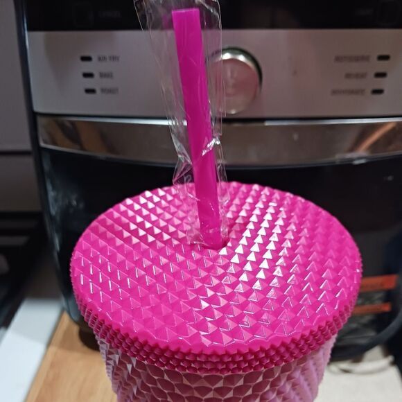 Tik Tok  Viral Hello Kitty Pink Studded Tumbler Cup - Picture 4 of 6